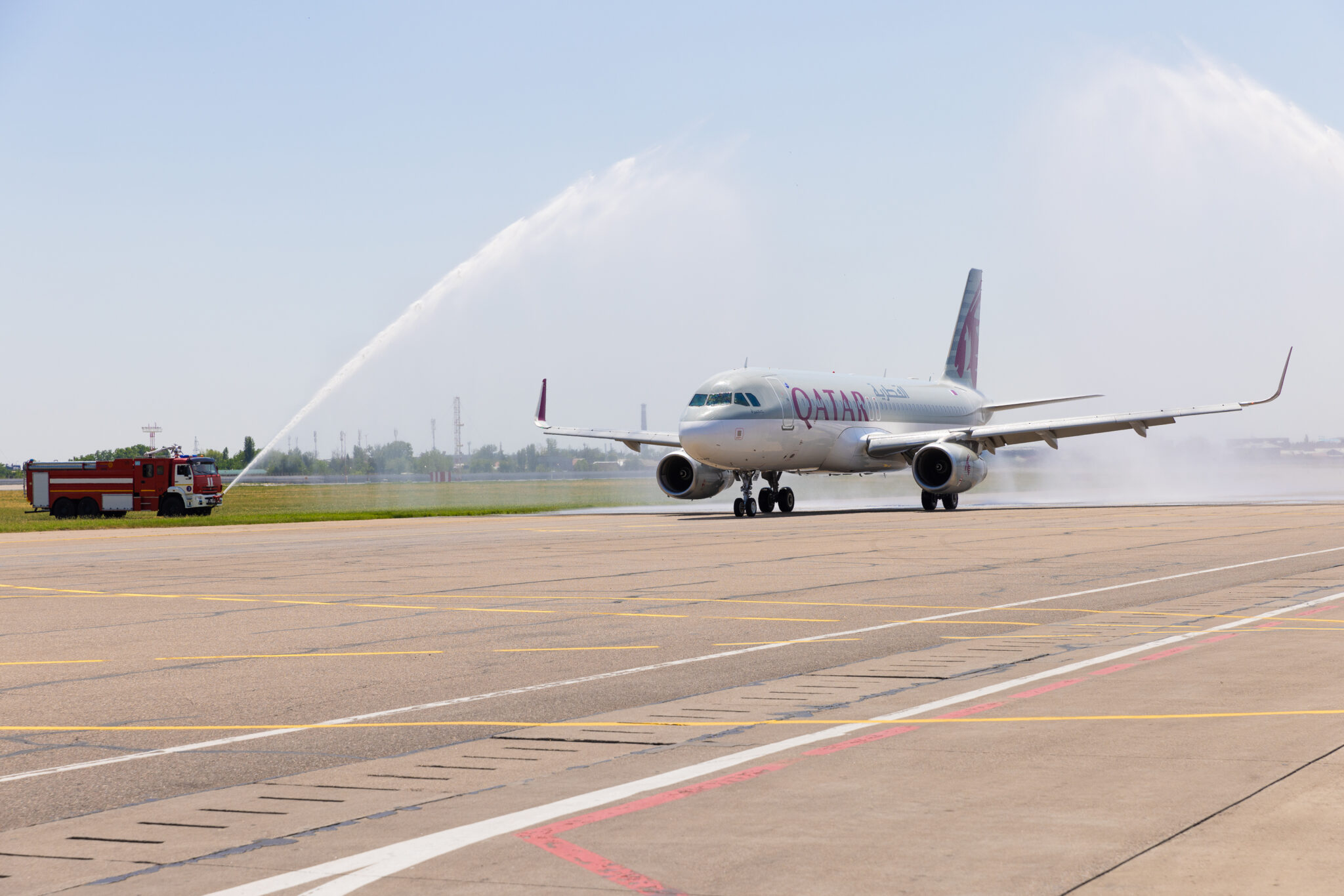 Qatar Airways celebrates inaugural flight to Tashkent, Uzbekistan