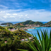 Panoramic View Of Dominica Island, Caribbean Sea